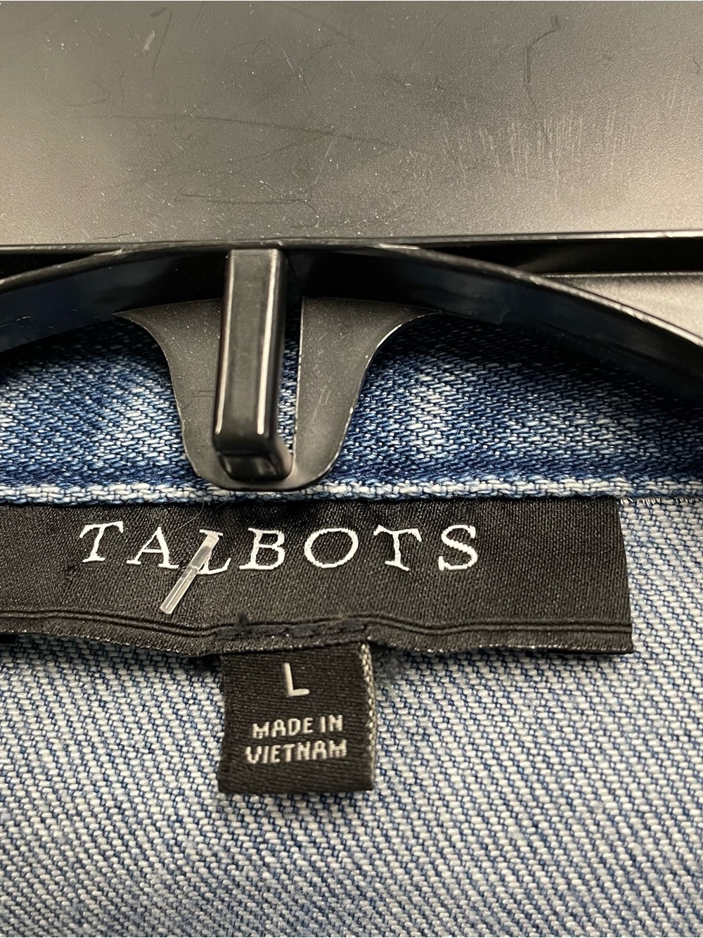 Talbots Denim Jacket Size L - Picture 6 of 7